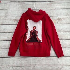 YG Stay Dangerous the Tour Hoodie Sweatshirt Adult Size M Red 2018 Concert Merch